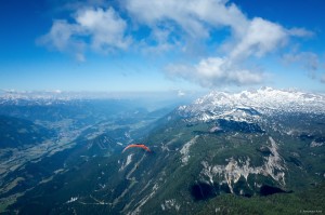 6: Und los geht's! Aus Werners Perskeptive Richtung Dachstein...