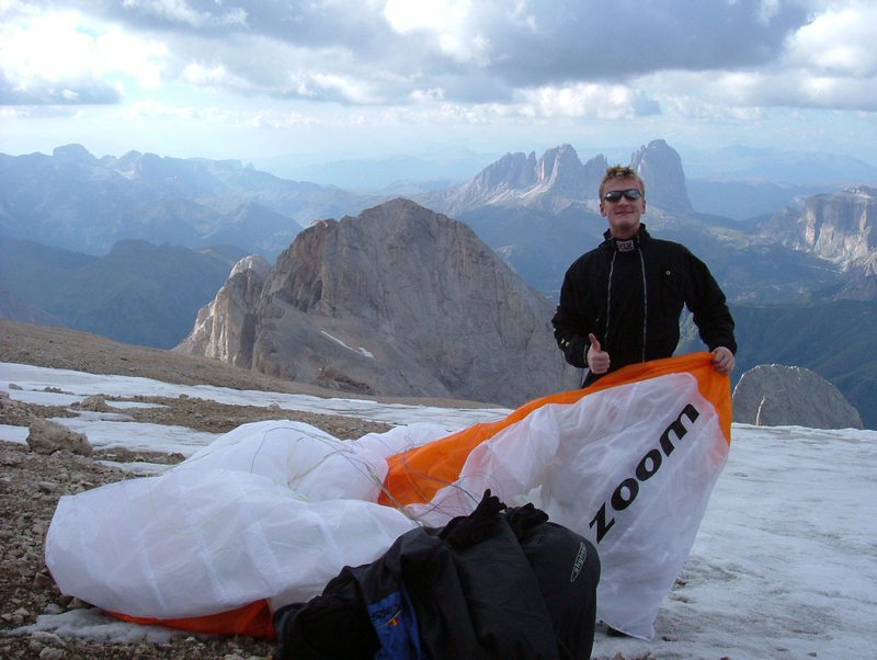 05.09.04: Herbst-Streckenfliegen in den Dolomiten - Marmolada inklusive!