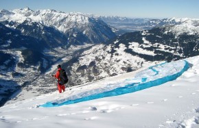 15.01.03: Hochjoch - Gleitflug mit ersten Thermikansätzen