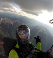 25: Das Foto des Tages… geschossen um 18:45 Uhr nach Nutzung der Umkehrthermik östlich vom Kronplatz: Die Abschattungen dominierten noch immer den Anreise-Pfad…