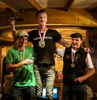 14: XC-Streckenflug-Staatsmeister-Podium: wiederum mit Berni und Alois